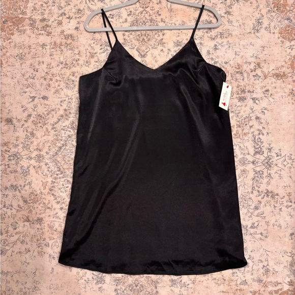 Active USA Black Satin Chemise - Picture 2 of 6